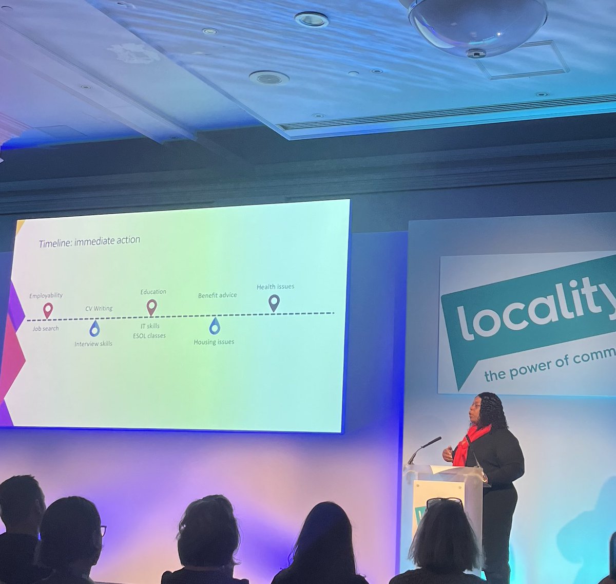 Locality (@localitynews) on Twitter photo “Give people back their willpower, their strength and their dignity” -Everlyn Roach <a href="/SelbyTrust/">Selby Trust</a> <a href="/SelbyCentre/">Selby Centre</a> #Locality23 “Give people back their willpower, their strength and their dignity” -Everlyn Roach <a href="/SelbyTrust/">Selby Trust</a> <a href="/SelbyCentre/">Selby Centre</a> #Locality23