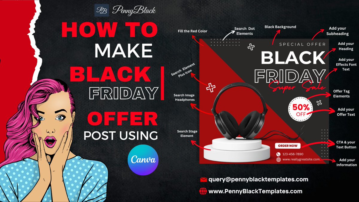 pennyblack_t's tweet image. 🎉 Our Festival Sale is Now Live! 🛍️
🛒 Up to 40% OFF
🎉 Apply Coupon Code: Festival40
🛒 Shop now: pennyblacktemplates.com/shop
#canvatutorial  #canvatutorialforbeginners #canvatutorial2023 #canvatutorialsforstudents #bestcanvatutorials #howtousecanvatutorials #canvaapptutorial