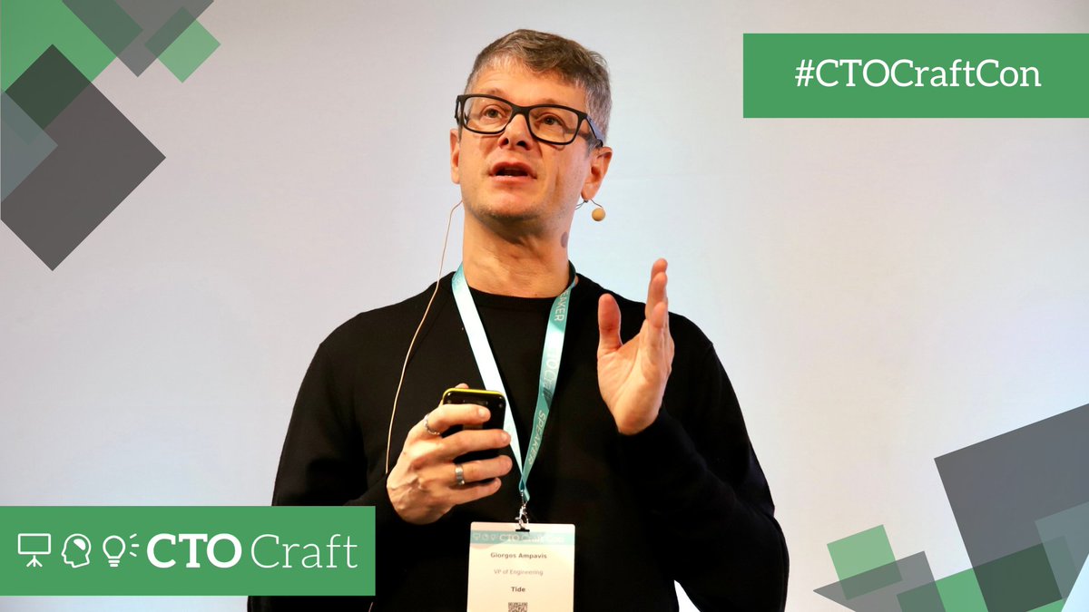 'Culture is the rhythm of your organisation, how you create harmony... You should think of culture as the heartbeat of your organisation.' Big thank you to Giorgos Ampavis for this session on how to maintain, refine, & improve tech team culture throughout hypergrowth #CTOCraftCon