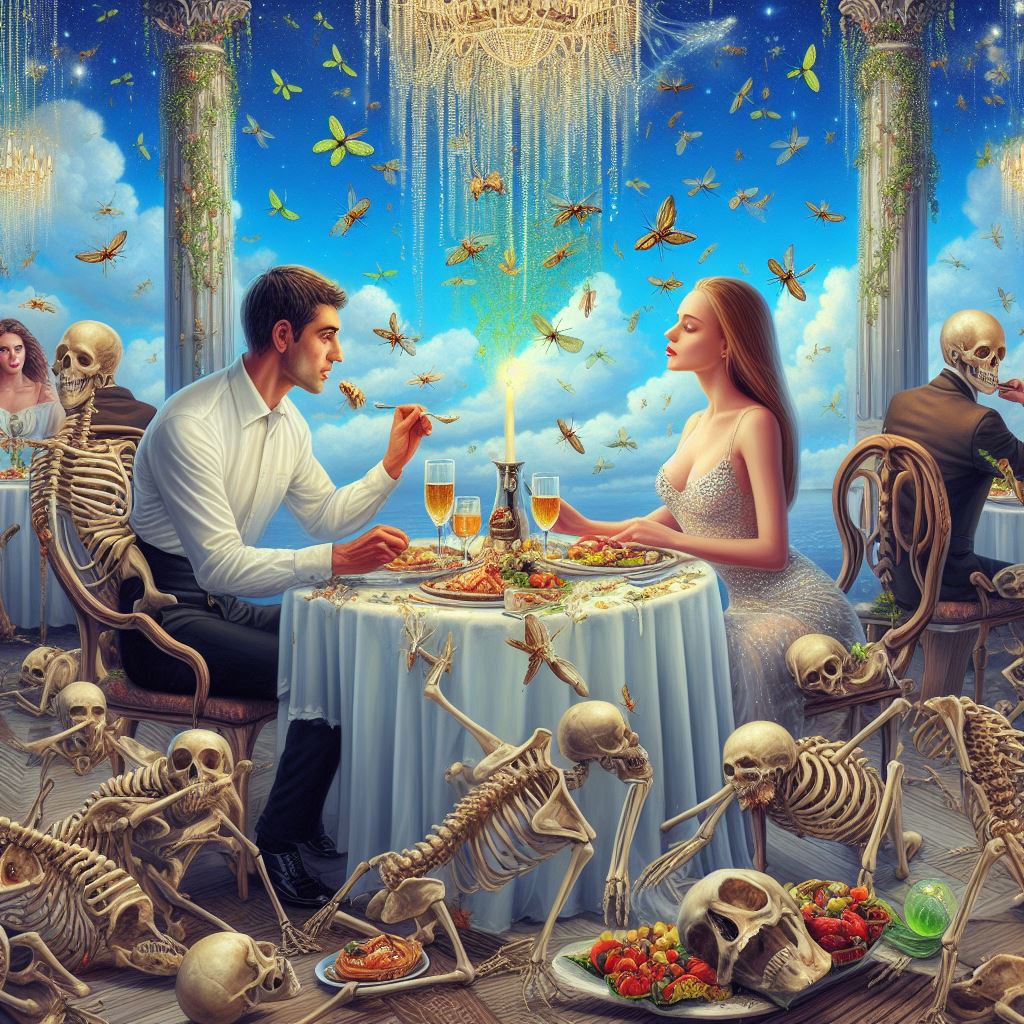 theunderlid's tweet photo. DIRTY DINNER • Set 2
#dallE3 #dalle3art #aiarts #gothic #epic #dark #horror #aimonster #aigirls #horrorart #spooky #halloween2023 #aihalloween #bingai #spooky #lifetime #skull #humanityisover #humanity #filthy #conceptualart #conceptual #cradleoffilth https://t.co/2nHvL0y50b