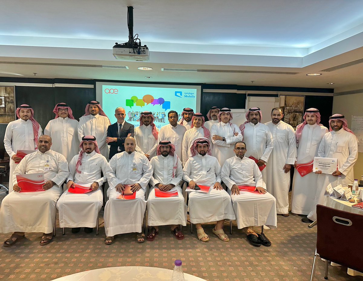 acegroup_us's tweet photo. Embark on a transformative journey at our ‘Interpersonal Communication’ Workshop, held for @mobily in Khobar- Saudi Arabia, where the magic of connection unfolds. 

#ace #corporatetraining #consulting #softskills  #interpersonalskills #riyadh #jeddah #khobar #uae #qatar #oman https://t.co/dpfMYfXlGn
