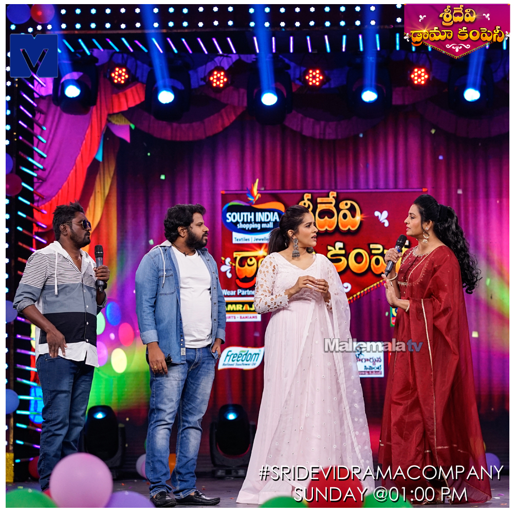 mallemalatv's tweet photo. #Hyperaadi #Jithender #RashmiGautam #Indraja #ChildrensDaySpecial #SrideviDramaCompany #SDC https://t.co/7V6fwikbFP