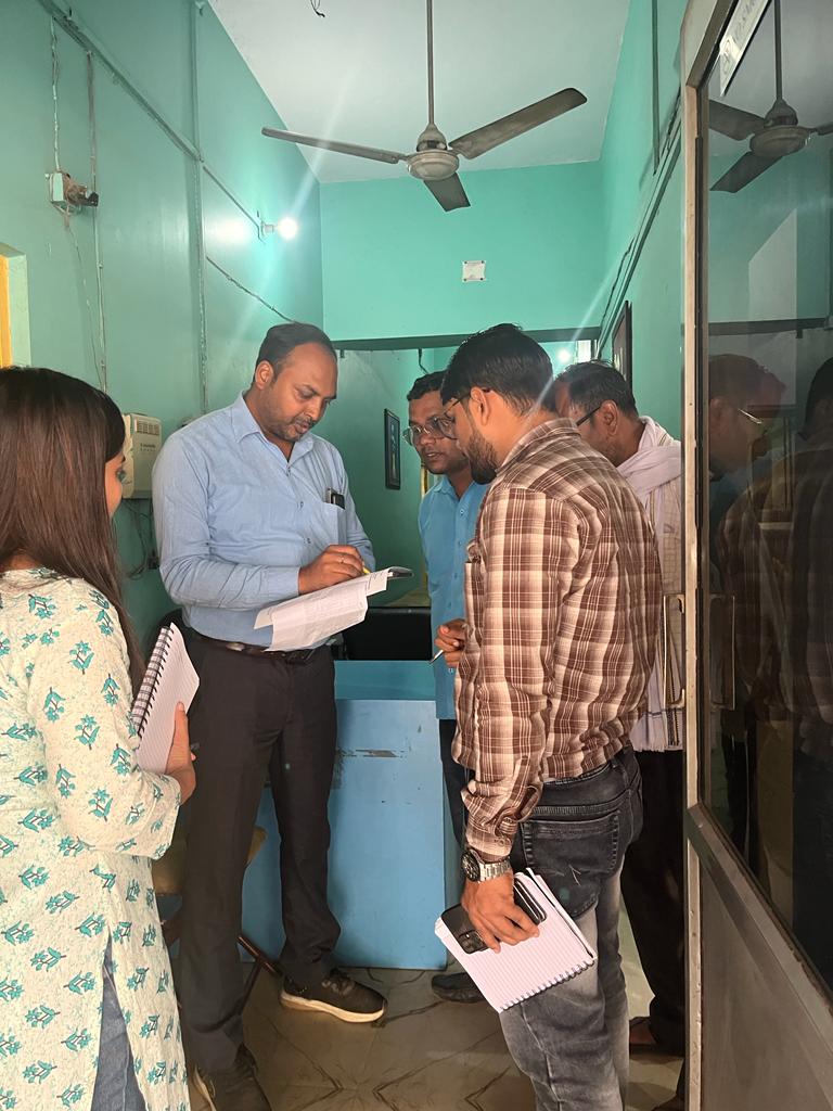 Inspection of OTS drive by EE EDD-1 sir