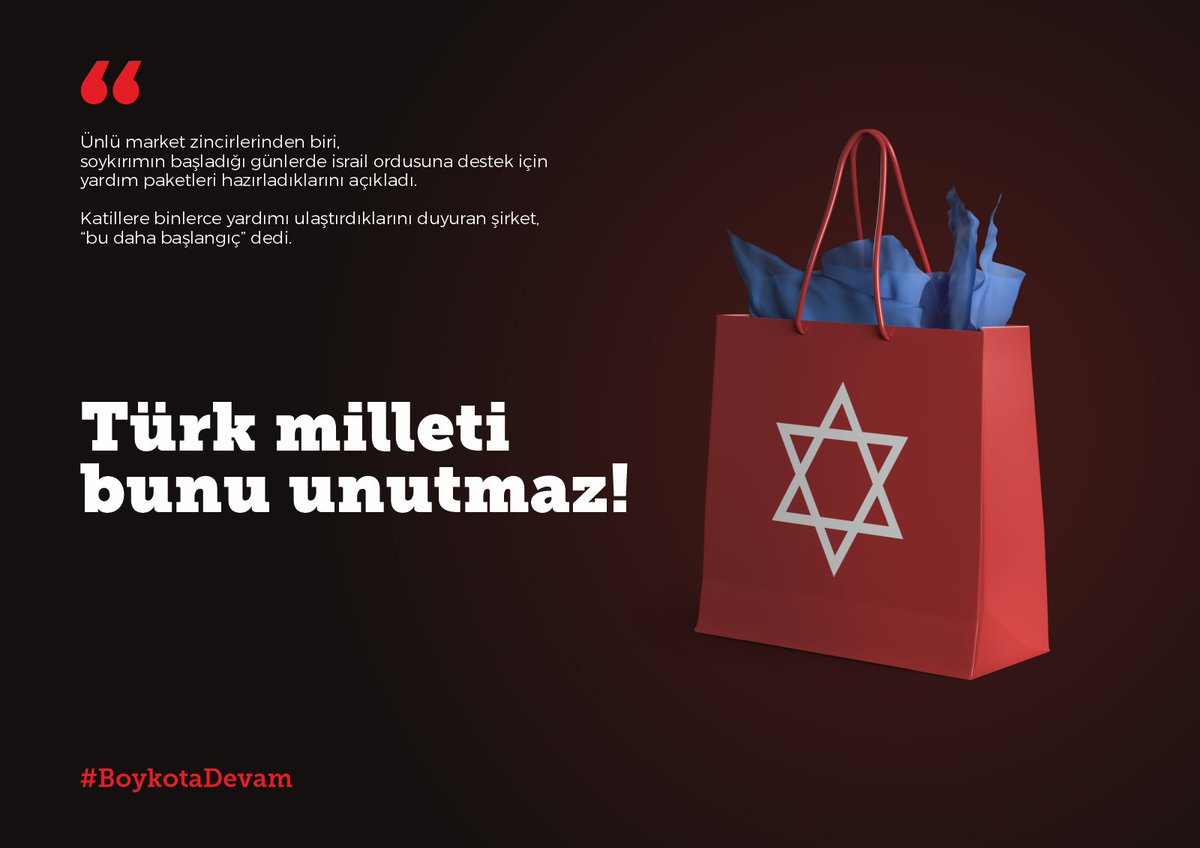 sekande41's tweet photo. TÜRK MİLLETİ BUNU UNUTMAZ!
#BoykotaDevam https://t.co/pIbNVj1E3p