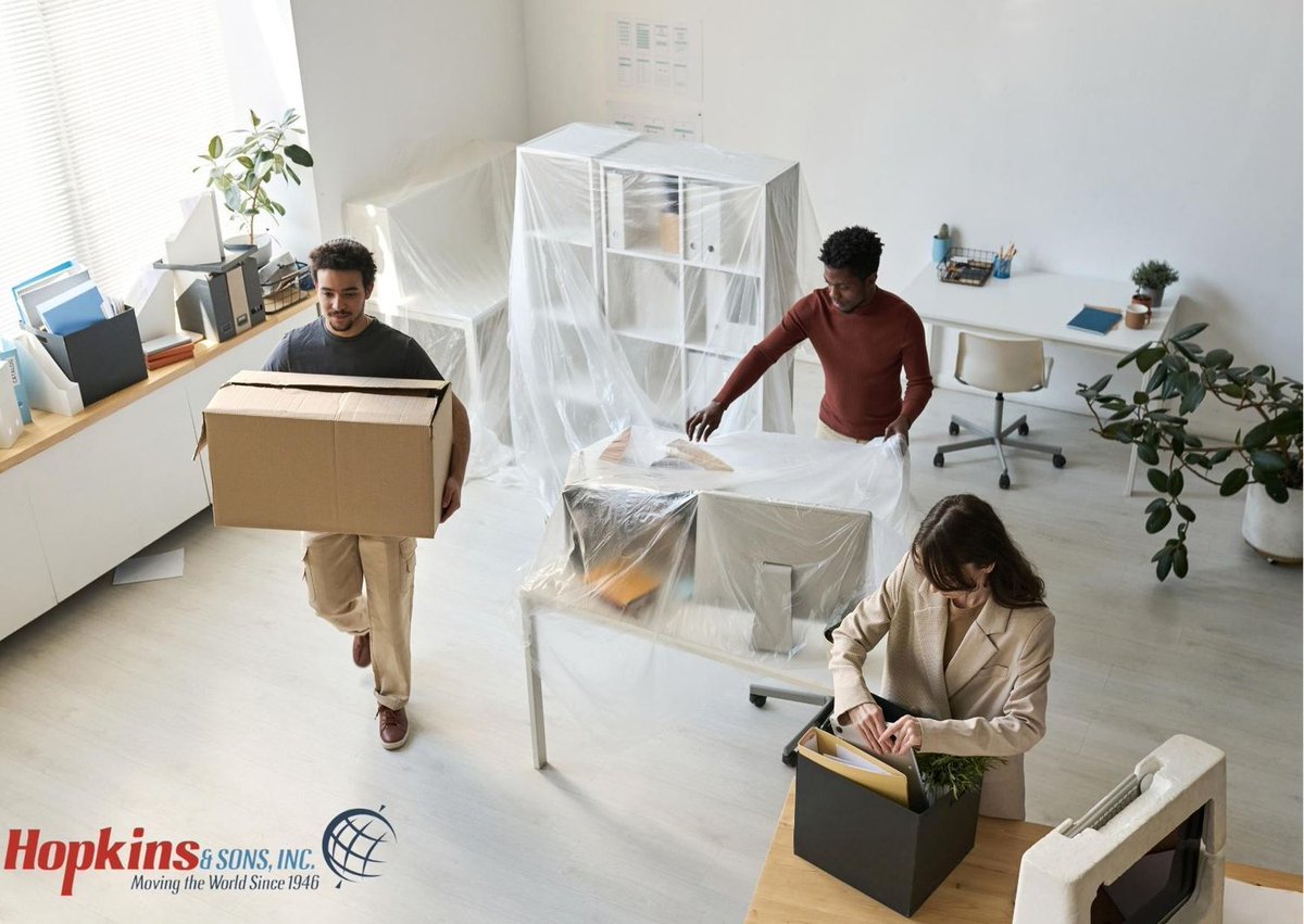 Moving your business shouldn't be a hassle. Our expert team will handle all the details for you, so you can focus on running your company. Your success is our priority! Contact us: bit.ly/3LsIOBw #HopkinsAndSons #CorporateMoves #Moving #Storage #PortableStorage