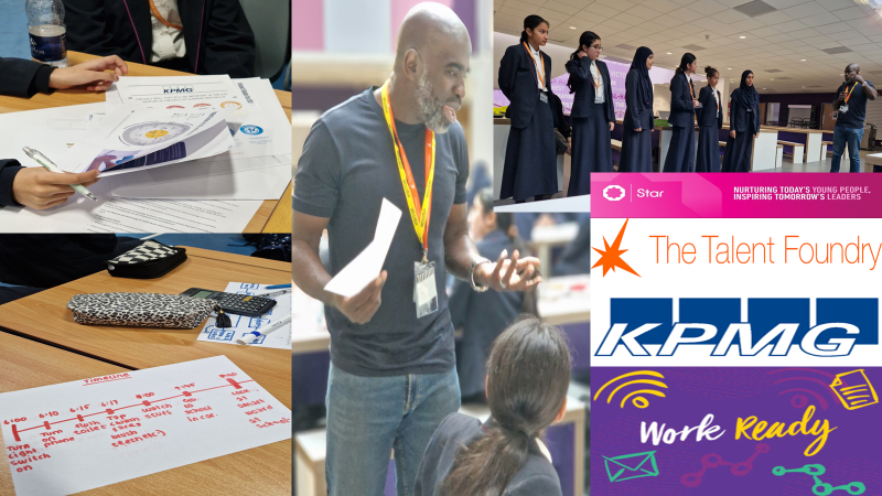 edengirlsslough's tweet photo. Colleagues from the @talent_foundry joined year 8 pupils today to facilitate a session on work readiness by KPMG. Students built on their skills of teamwork, communication, problem solving and presenting. #Skills #PersonalDevelopment #WorkRediness #KPMG #Pitch #Teamwork https://t.co/EU0l8eYGUd