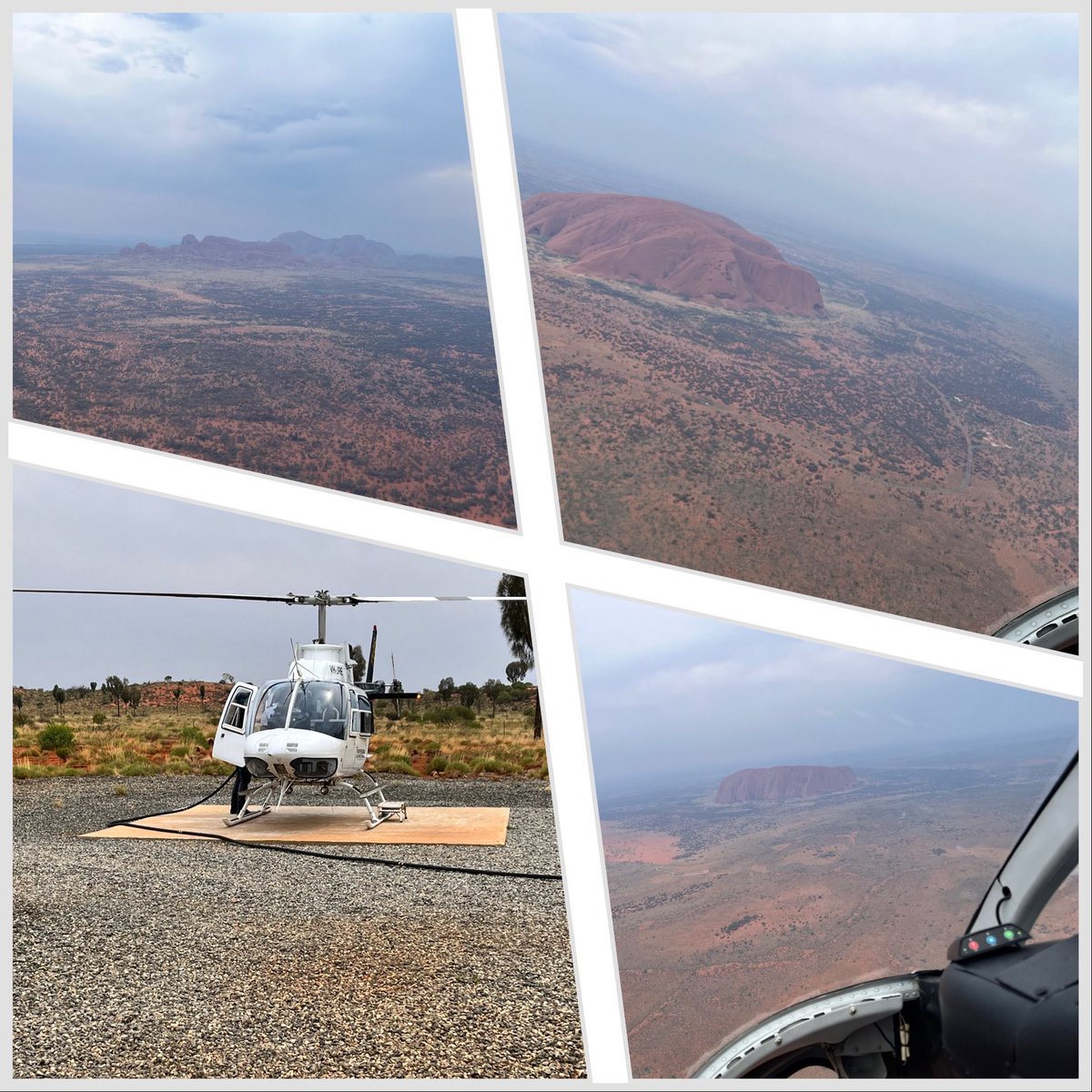 bkuni's tweet photo. Meine Impressionen von heute: erst Rundflug, dann Sonnenuntergang am Uluru
#downundertour #aatkings https://t.co/L9odjbftnf