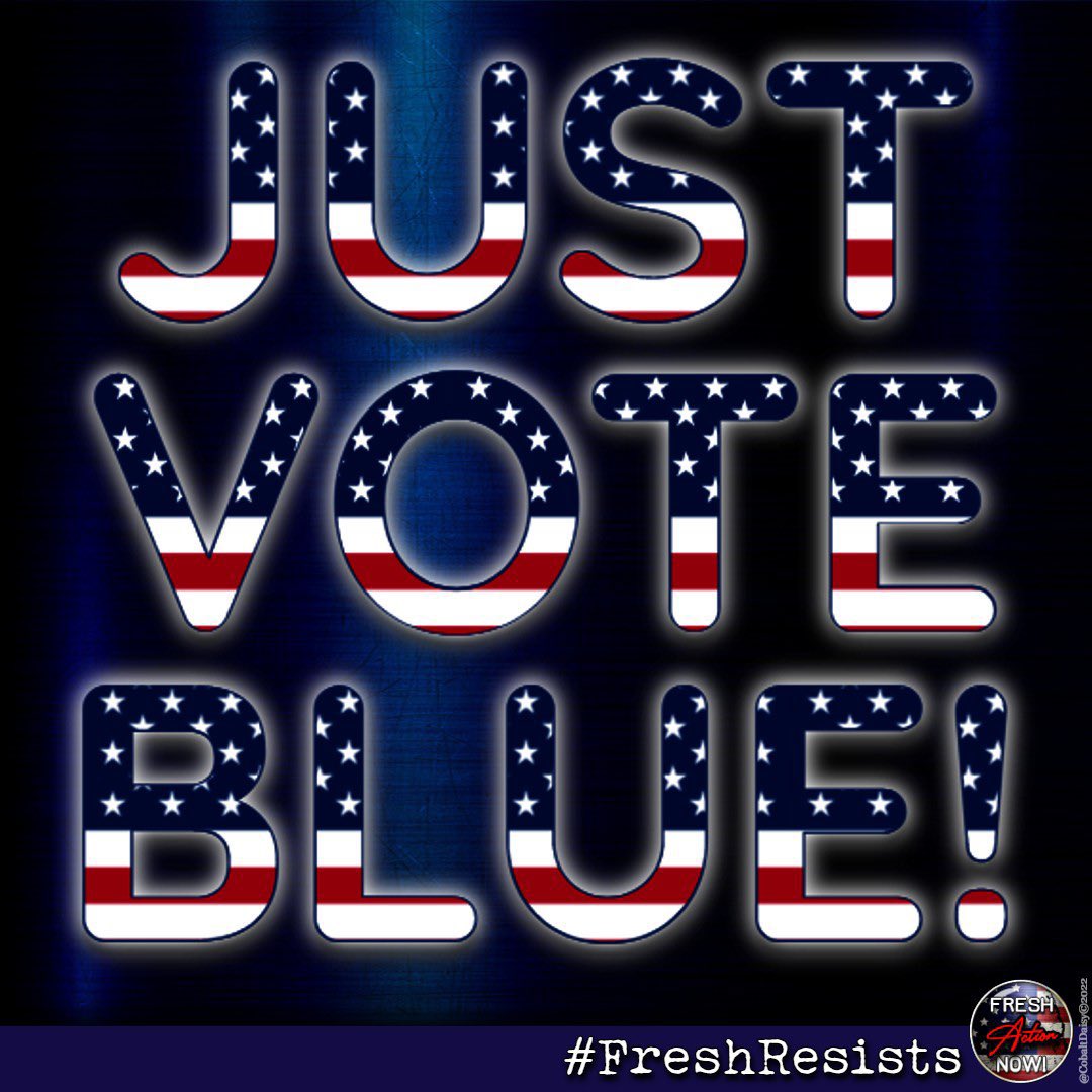 The ONLY take away from the 2023 elections should be that when Democrats Vote We WIN! 

Forget the polls, the pundits, the political analysts and all the rest who keep telling us why we can't win and..

#JustVoteBlue
#FreshStrong
