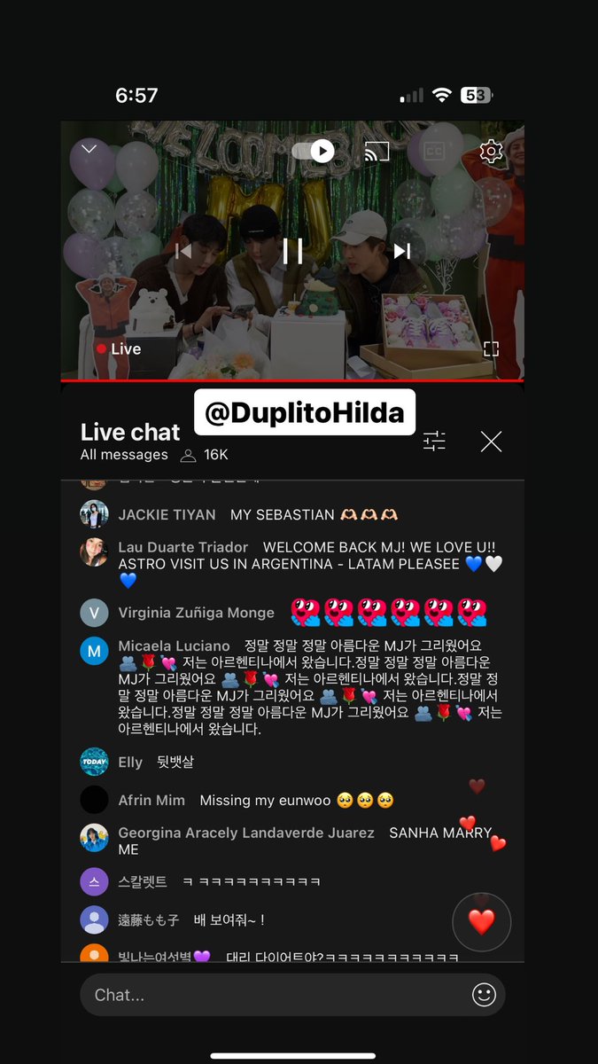 DuplitoHilda's tweet photo. Right here in my heart, yet thousands of miles away. Wiping off my tears, just waiting for this day. 🤗

Welcome back MJ!!! 💜

MJ reunites with Aroha💜
We love you!!🥰 

#아스트로 #ASTRO
#엠제이 #MJ
#We_Still_With_MJ
#3시5분_엠제이를_그리는_시간 https://t.co/AXPuG9CWOm