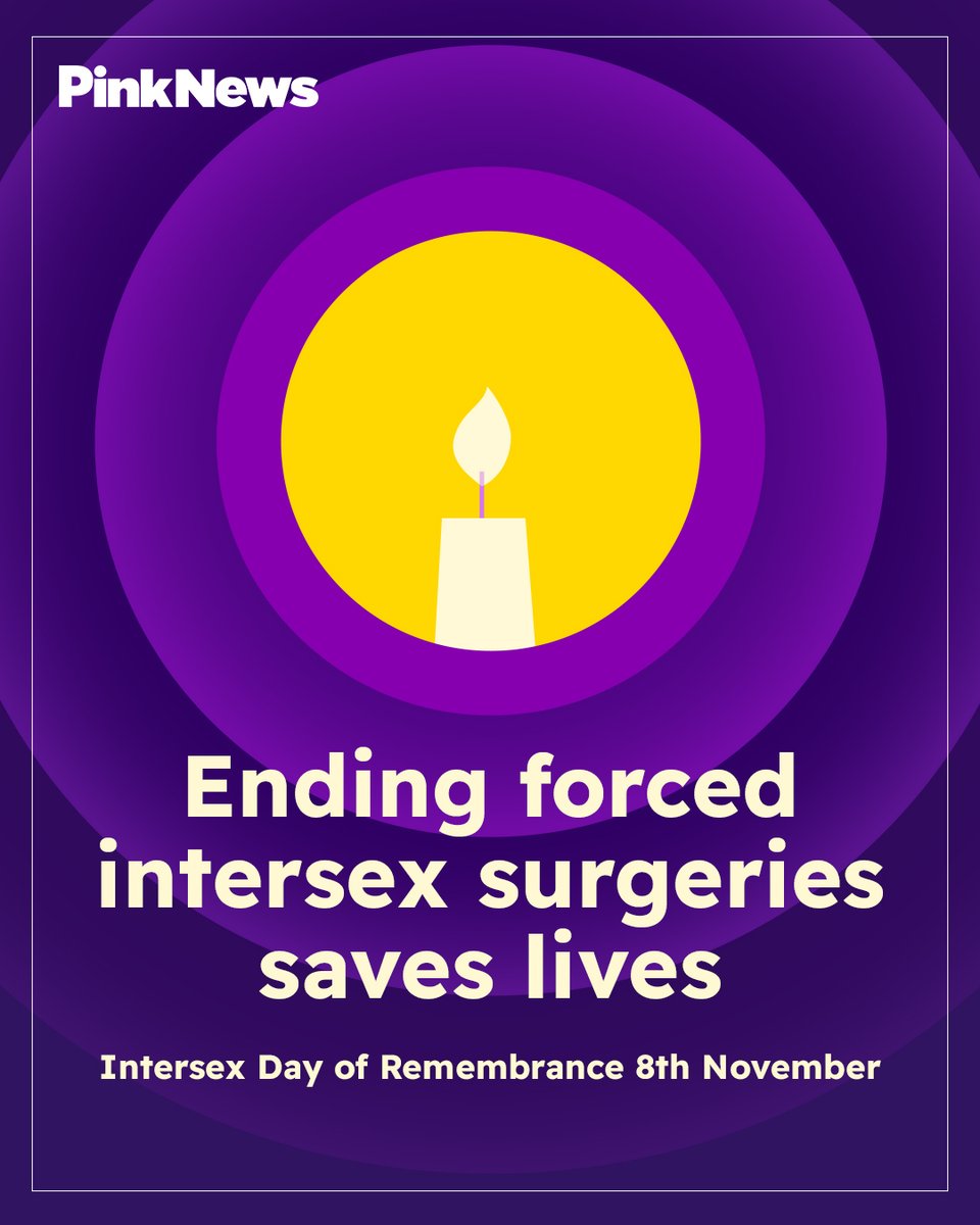 Today is Intersex Day of Remembrance, also known as Intersex Day Of Solidarity. 💛💜⁠ ⁠ 
November 8th was chosen as the day to recognise this as it is the birthday of Herculine Barbin, a French intersex individual.

Intersex people deserve the right to make their own choices