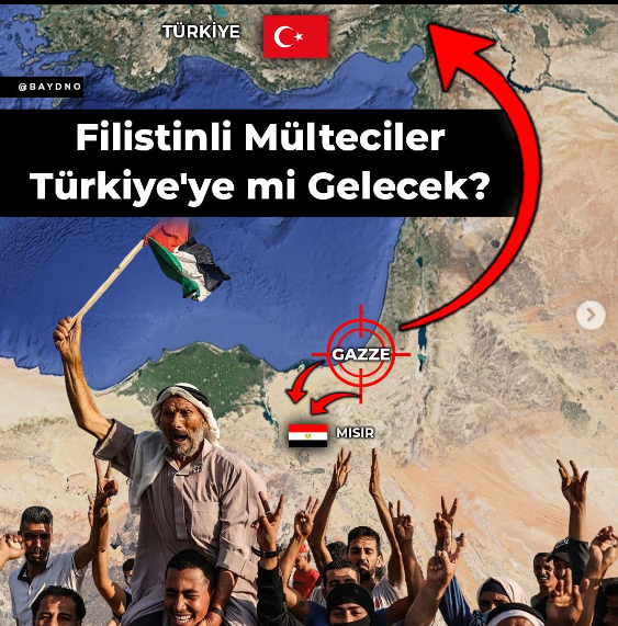 baydno's tweet photo. Filistinli mülteciler Türkiye’ye mi gelecek?

İddiaya göre ABD ve İsrail, Gazze’yi tahliye ederek nüfusu parçalayacak ve Gazze nüfusunu başta komşu ülke Mısır ve Türkiye olmak üzere Körfez ülkelerine dağıtılacak. Körfez ülkelerine “dil altı” gibi “tadımlık” https://t.co/kwiXiATW7u