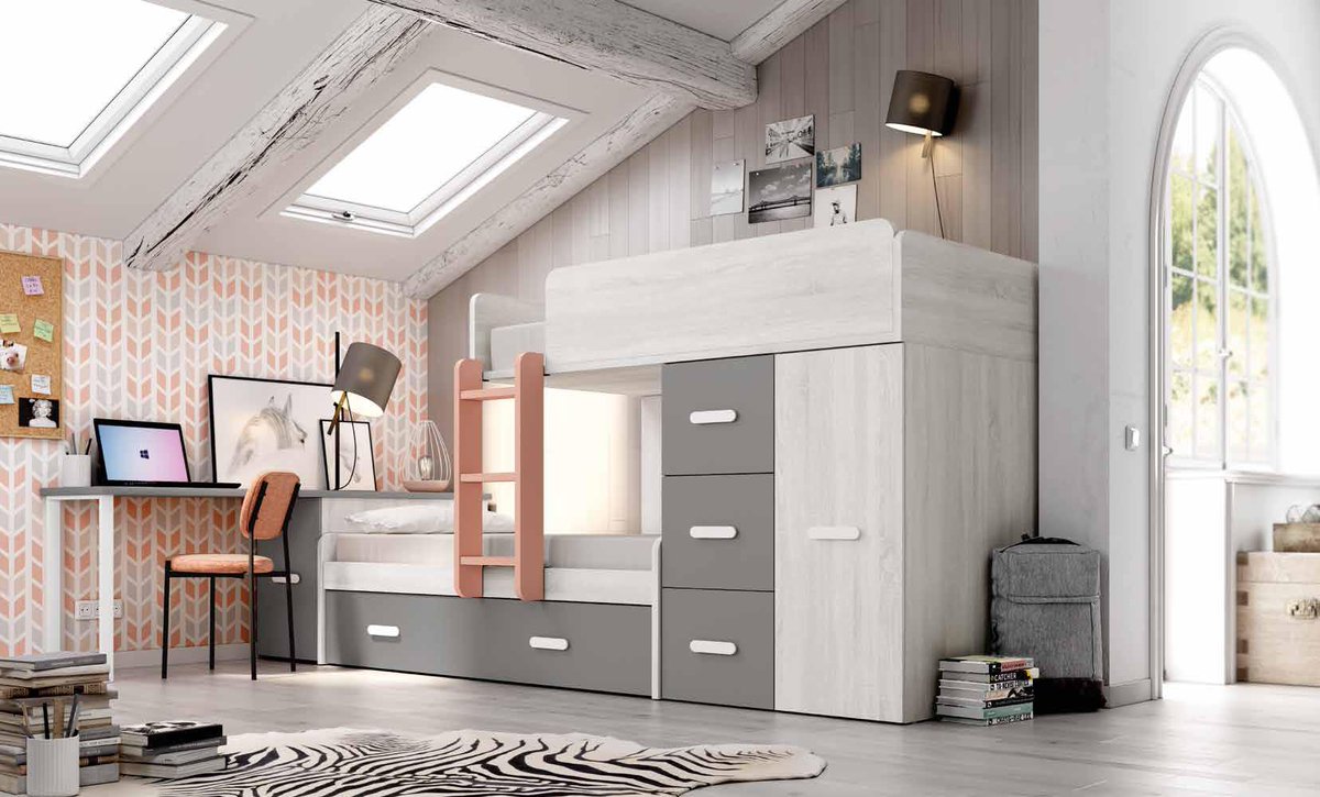 DiFactoryMueble's tweet photo. ¡Duerme, estudia y sueña en grande! 😴💡✨ Nuestra cama tren de estilo juvenil es la combinación perfecta de comodidad y funcionalidad.
Con espacio para dos, podrás compartir risas, secretos y grandes momentos.

¡Haz de tu habitación un lugar mágico y moderno con esta belleza! 🛌 https://t.co/dPjVYayyti
