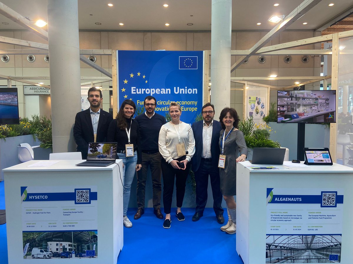Hysetco's tweet photo. 🎯En IDF 100% de notre flotte de taxis #hydrogène + 1⃣2⃣ stations de recharge d’ici 2024 + développer de nouveaux usages en 🇫🇷 &amp; 🇪🇺 : ce sont nos objectifs !
🌿@CamilleLeaP était à #Ecomondo2023 pour présenter nos solutions pour booster l’adoption de l'hydrogène dans la #mobilité https://t.co/ITeXb122Uf