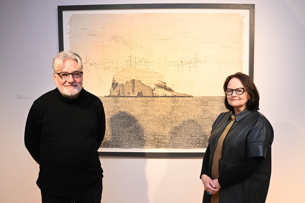 EdinCulture's tweet photo. The inaugural Scottish Landscape Awards exhibition opened on Saturday at the City Art Centre. Read more here: https://t.co/BshhgaIF6v by @agency_edin 

Photo one: 'BASS ROCK’ by Kate Davis and David Moore, winners of the LAPECA Scottish Landscape Award and £10,000 prize. https://t.co/h55BtUu6Gl