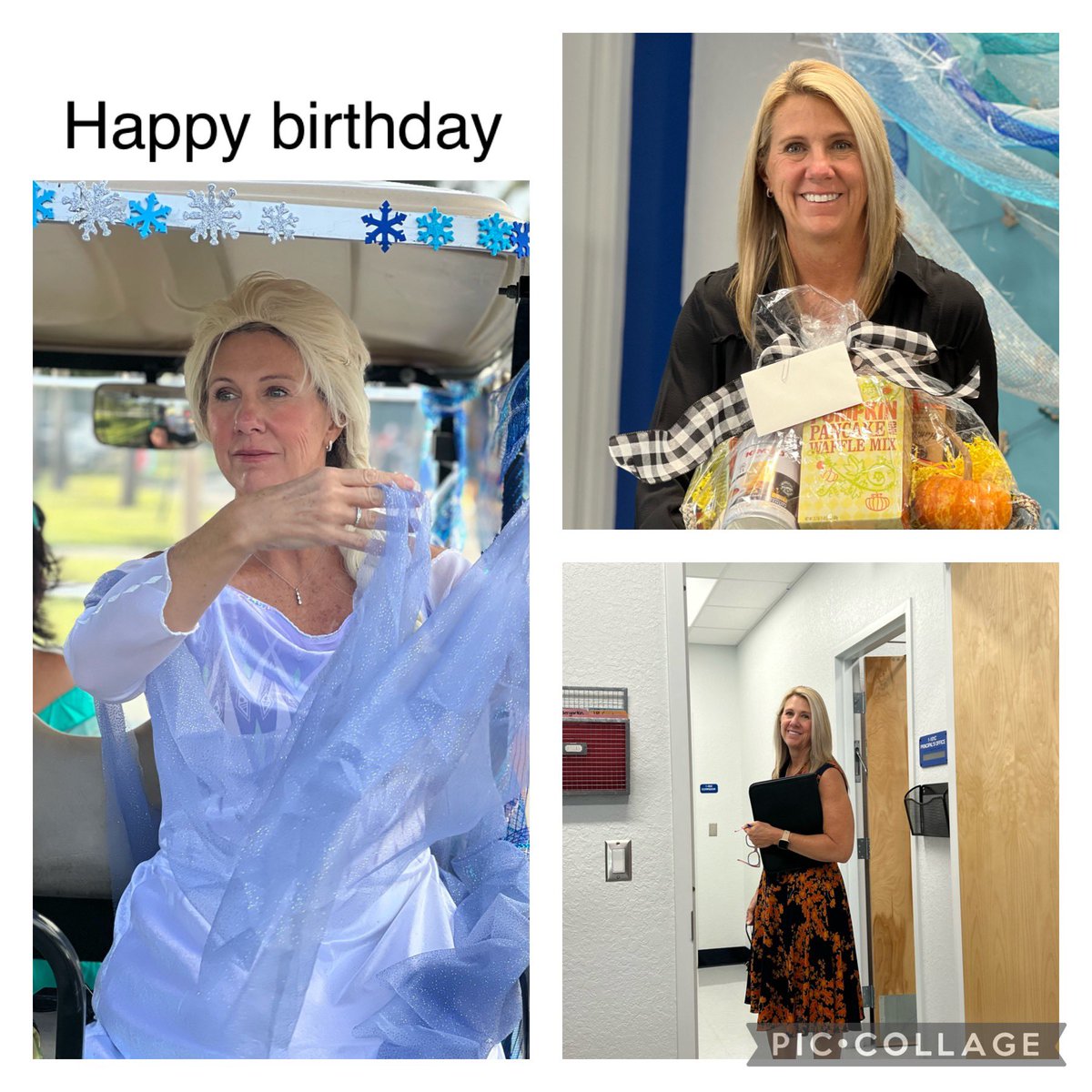 Happy birthday and thank you for being an amazing principal. Your kindness, generosity, and compassion are qualities that we all look up to. Thank you for being a leader who cares about us as individuals and for making our school a better place! <a href="/Principal_Holly/">Nancy Holly</a> <a href="/AMSMarlins/">Addison Mizner School</a>
