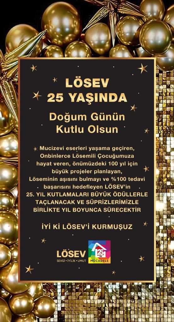 Bugün bizim günümüz✨🥳 
25 yıldır mucizeler yaratan ve binlerce çocuğun, kanserli hastanın hayatında umut ışığı oluşturan #LÖSEV iyi ki var ☀️
Nice umutlu, faydalı ve farkındalıklı yıllarımıza 🙌🧡

#İYİKİLÖSEVVAR #lösev25yaşında #meüfayda #mersinüniversitesi #lösemi #topluluk