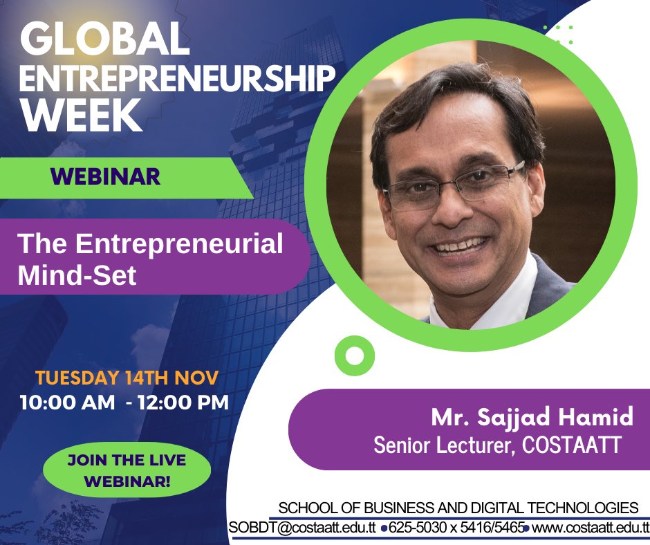 Cultivate the Entrepreneurial Mind-Set with Mr. Sajjad Hamid. Harness the power of innovation and mindset to fuel your business growth #EntrepreneurMindset #InnovationDrive #LearnFromHamid #BusinessGrowth #GEW2023
Register for FREE: docs.google.com/forms/d/e/1FAI…