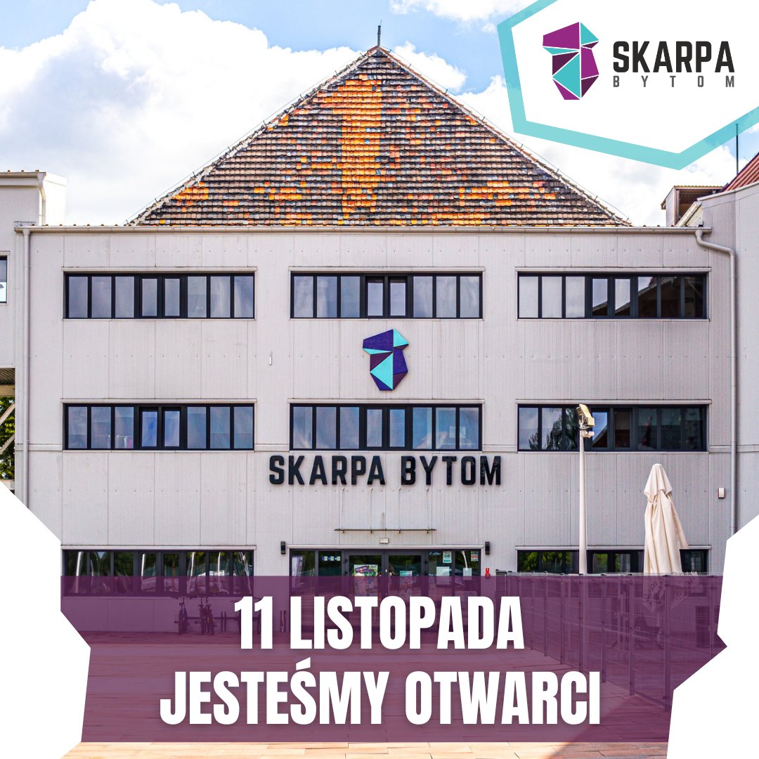 SkarpaRozbark's tweet photo. W odpowiedzi na liczne pytania👉👉 Tak! W najbliższą sobotę, 11 listopada nasz obiekt będzie otwarty😍 Zapraszamy na ściankę, siłownię i sauny☺️

#skarpabytom #bytom #wspinaczka https://t.co/NG1sifqk9d