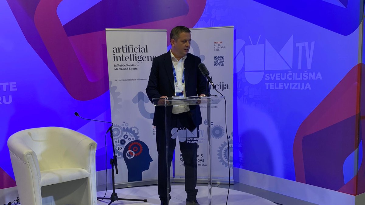 The President of the Organizing Committee of our conference, Assoc. Prof. Marijan Primorac, declared the 8th edition of the conference open. 🎙️