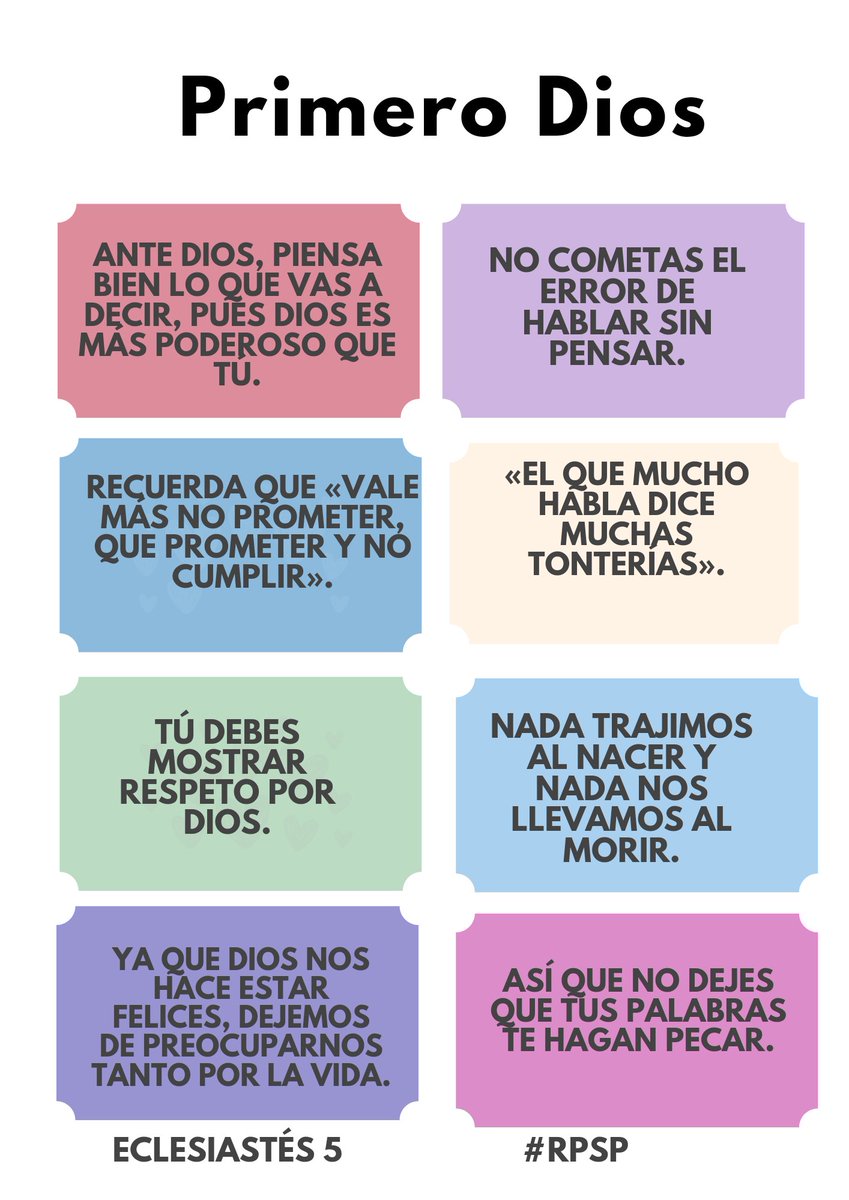 RuthVelasquezP1's tweet photo. #PrimeroDios 
#rpsp 
Hoy leemos Eclesiastés 5
Interesantes consejos https://t.co/9jjZFTomVS