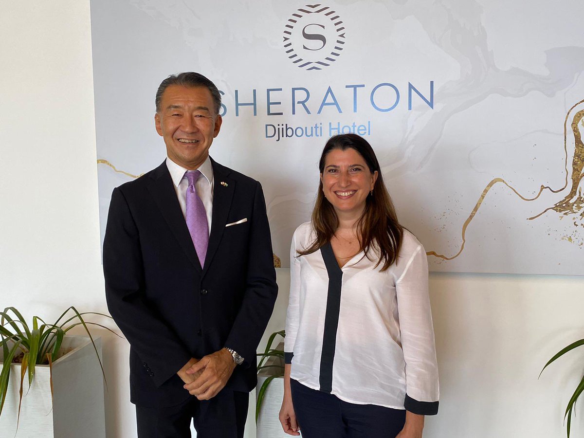 Sad to have a farewell meeting with the Ambassador of @Japan to Djibouti, Umio OTSUKA, but very happy to learn that our joint efforts linking Japanese Red Cross and Djibouti Red Crescent to cooperate on #humanitarian needs in #Djibouti are going in the right direction