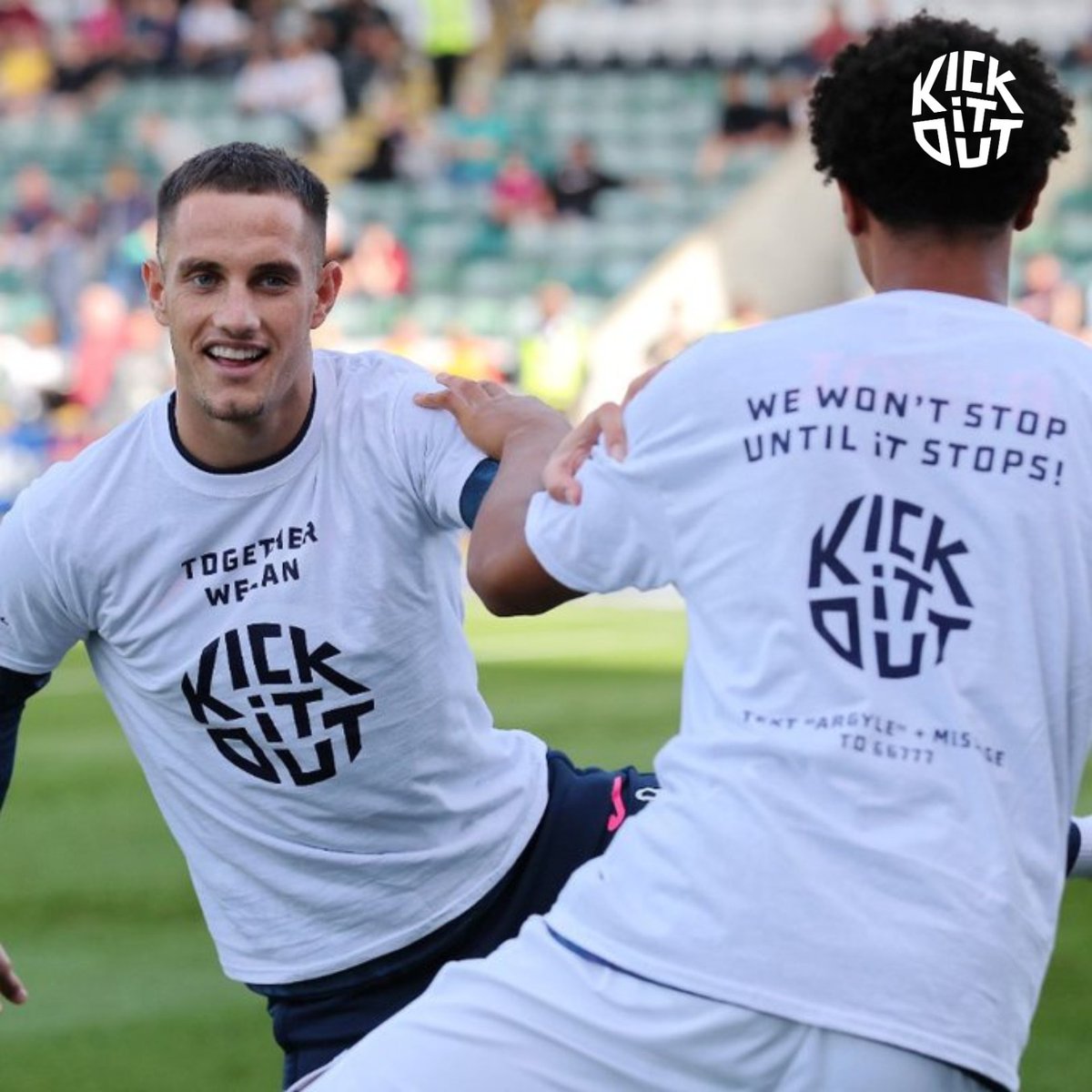 kickitout's tweet photo. 👀 #KickItOut spotted throughout the professional game.
⚽ Great to see our branding around the professional game main stages this season so far.
📲 Make sure to tag us @kickitout if you see us in a stadium near you!
#KickItOut30 https://t.co/MeJMmAJXh2