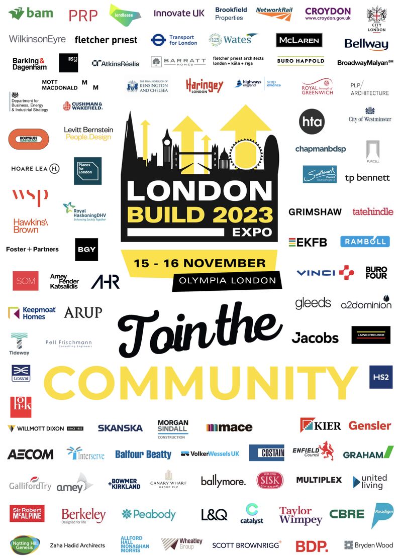 Join the UK's biggest community of construction and design professionals! 💛 Register to attend the show next week and connect with 30,000+ of the UK's leading contractors, architects, developers and more. Register for your badge: londonbuildexpo.com/tickets-23
