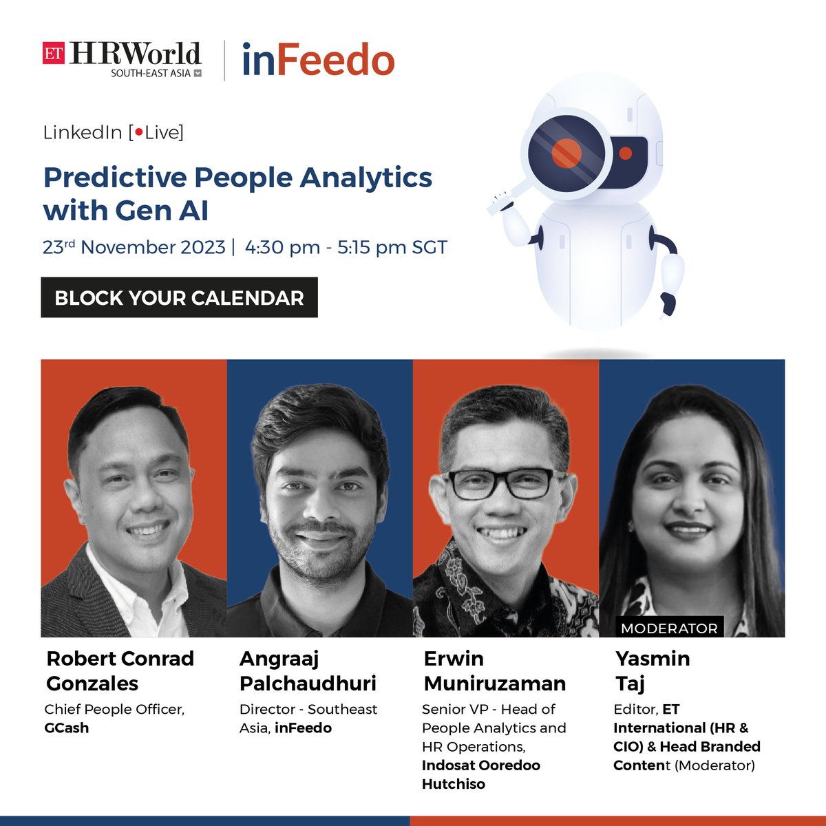 ETHRWorldSEA's tweet photo. Join us for a LinkedIn Live session in association with @inFeedo where we will demystify Gen AI and how we can use it together with predictive analysis for better talent strategy and a great employee experience.

Click here to register  - https://t.co/5C7YOKXLPI

#LinkedInLive https://t.co/SpwX8UW5Jg