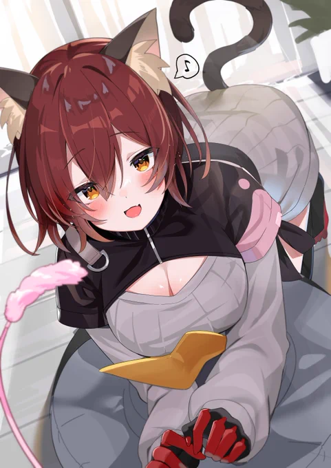 #いいおっぱいの日 穴セーターから覗くぺぇもまた一興 (過去絵)