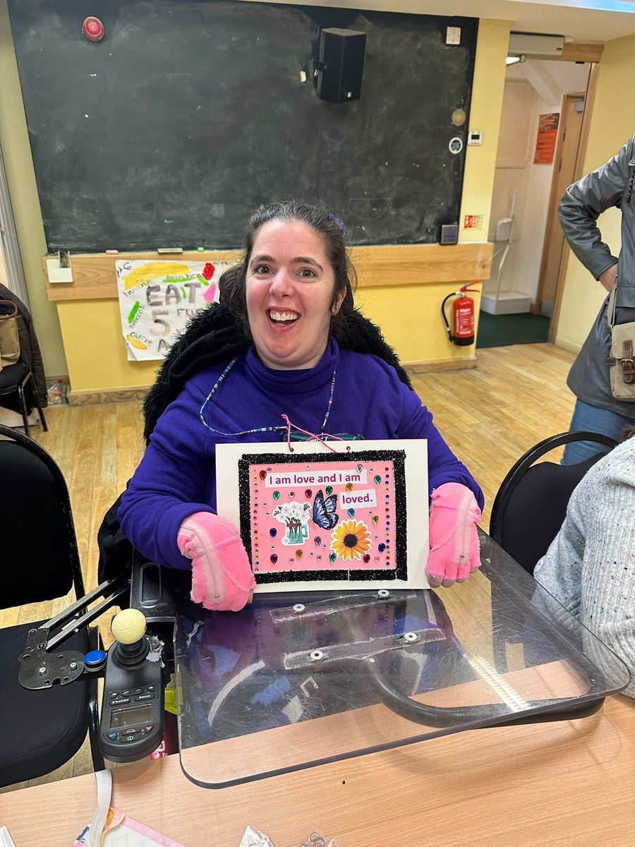 In arts and crafts class, Members made photo frames and inside wrote motivational statements to help with their mental health. We make sure our social care programme has a purpose behind it to support our Members health and wellbeing.