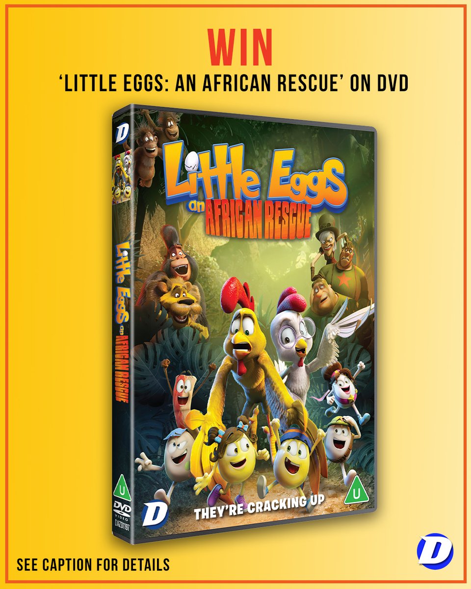 ⭐️COMPETITION⭐️ #WIN WEDNESDAY! A chance to win a great catalogue title each week! Win Little Eggs: An African Rescue on DVD, a fun animated egg-venture for the whole family! 🐣 👉#RT to Win and #Follow us! 👉UK entrants only, 18+ 👉Closes 9 Nov @ 10am GMT