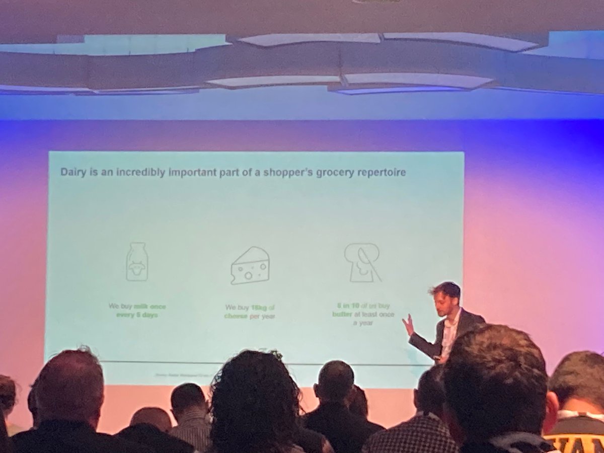 Ian Shipton, @Kantar_UKI tells us:

'Shoppers have moved their priorities to value and enjoyment, with health being less of a priority currently. We need to focus on keeping the value of #dairy & the joy that comes from consuming it'

#TotalDairy #dairyproduction #consumertrends