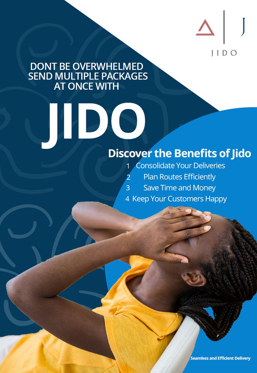 jidoappke's tweet image. Tired of juggling multiple deliveries and feeling overwhelmed? Jido&apos;s got you covered! 
Say hello to simplicity and efficiency!
Try Jido today and streamline your delivery process like never before. Visit jidoapp.co.ke  📷📷#DeliverySolutions #JidoAppKe