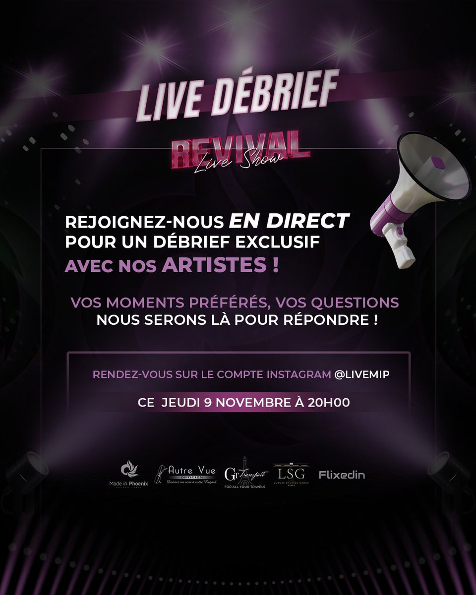 LIVE MIP 🎙 Concert et évènementiel tweet media
