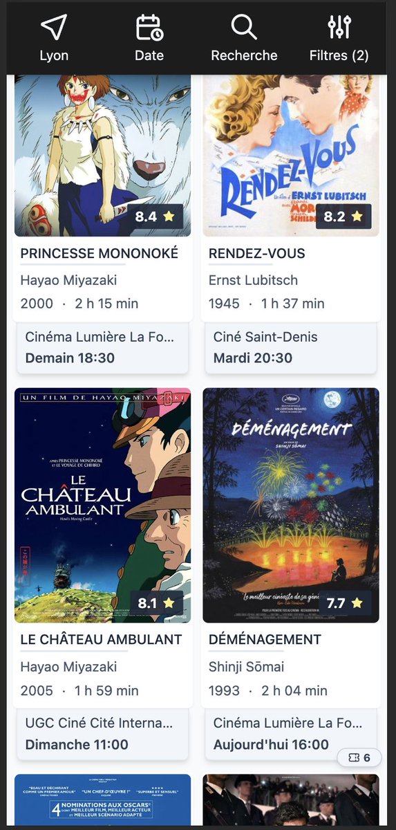 bobine_art's tweet photo. Envie de voir un classique à Lyon ? Explorez le filtre Ressorties de la Bobine
On y découvre notamment Rendez-vous  de Lubitsch au Ciné Saint-Denis et le magnifique Déménagement de Shinji Sômai, édité pour la 1ere fois en France par @SurvivanceFilms, au Cinéma Lumière la Fourmi. https://t.co/0qJ6MDBvy4