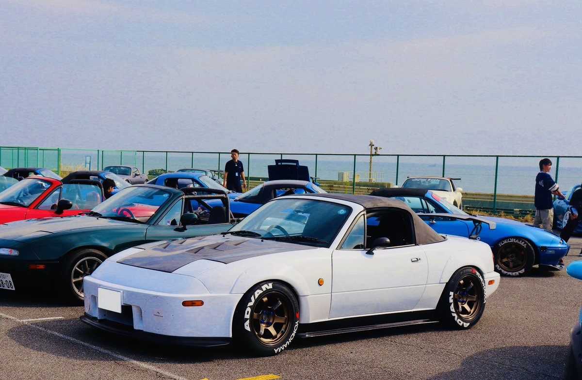 mx5_na6ce_jdm's tweet photo. #roadsterjunction #rsj #RSJ2023
@RS_Junction へ参加しまさした!
ミーティング、ロケーション共に最高でした❗️色んなロードスター がいて刺激受けまくりました😆スタッフの皆様ありがとうございました❗️
#mte37 #NA22C #jetstream #advan https://t.co/Axo9T6l2sP