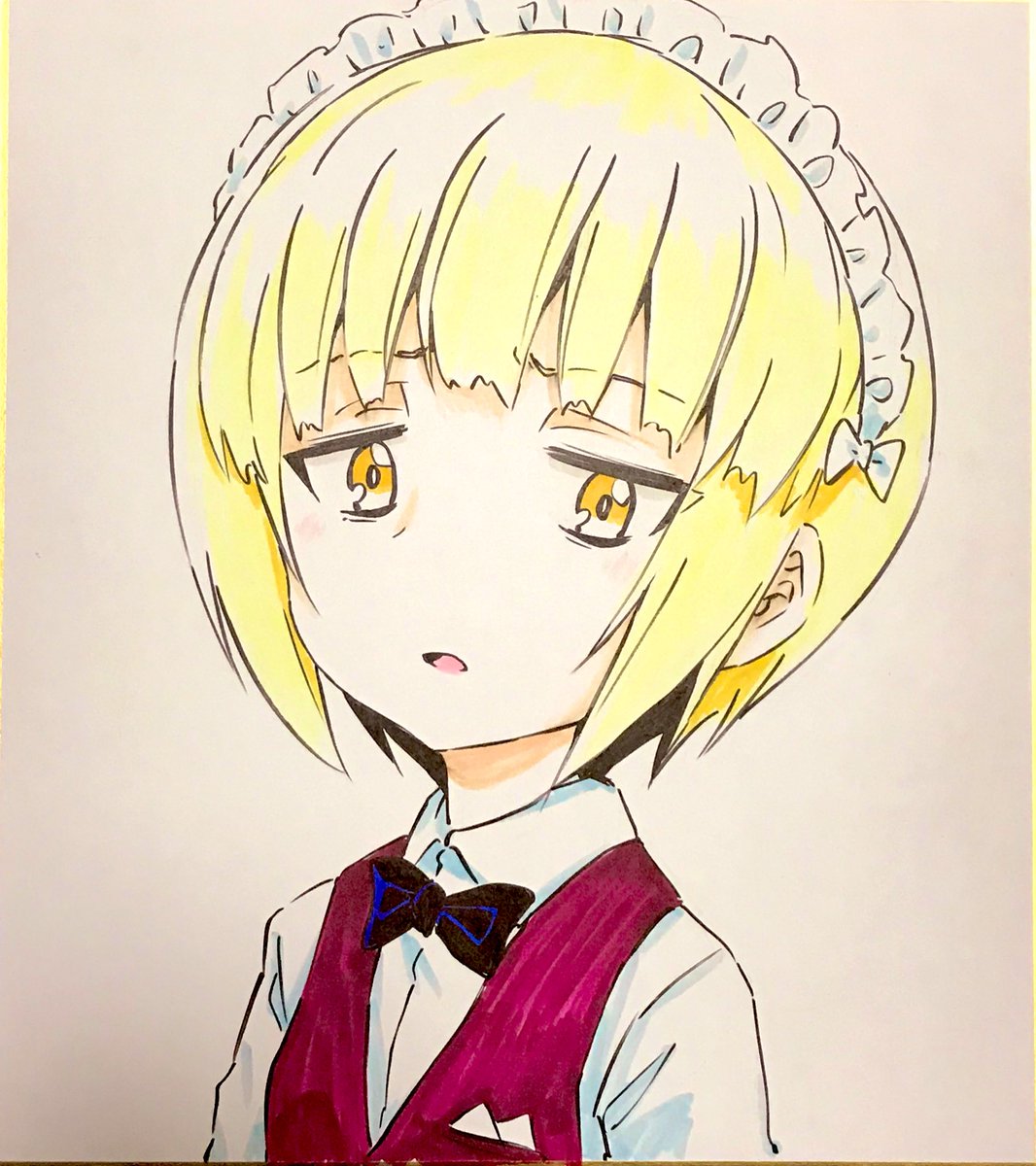 「2017年末アナログ。ダルそうに見下してくれるカトラス。 」|都尾琉（みやおりゅう）のイラスト