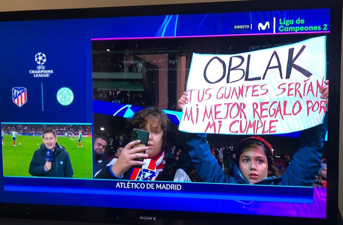manuu_trillo's tweet photo. Desde Galicia, Nuno y el Atleti.
Vibrar con el Metropolitano por primeira vez, sentir la magia de la Champions. El sueño de ver al equipo de sus amores!
Los guantes de Oblak, su deseo y la guinda a un cumpleaños para el recuerdo @oblakjan @Atleti @ElDiaDespues @elchiringuitotv https://t.co/7u1e0Wwgda