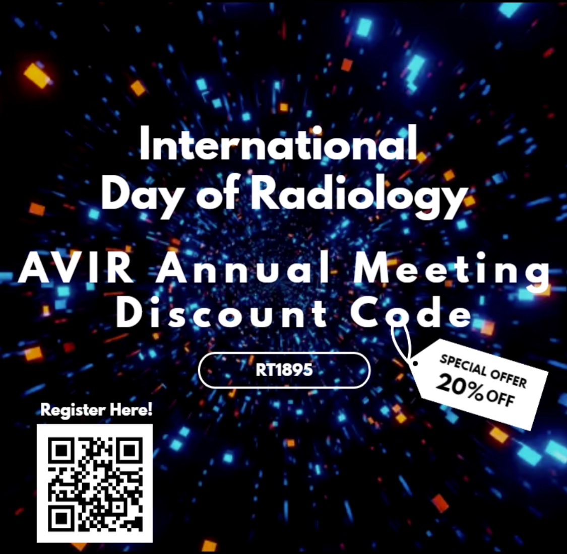 Great opportunity to save 20% on AVIR annual meeting registration 🎉 Today only!
<a href="/AVIRnews/">AVIR</a> 
#SLC #radiology #radtechweek