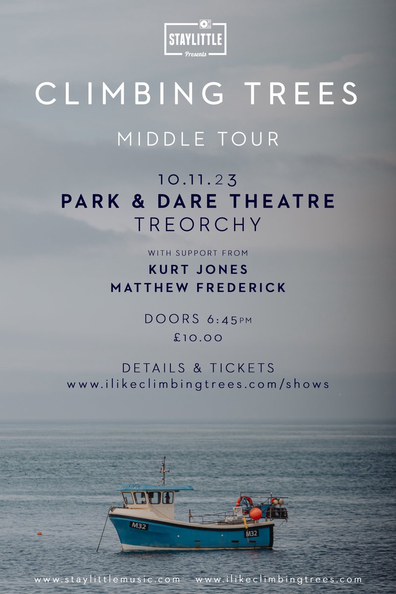 ClimbingTrees's tweet photo. Our @RCTtheatres show at the Park &amp; Dare Theatre in #Treorchy is now #SoldOut.

Diolch to everybody that's bought tickets - we'll see you on Friday for the penultimate show of the tour!

#TreesOnTour #Treorci #Rhondda #RCT #ParcAndDare #ParcArDar

https://t.co/C7itHIeUqq https://t.co/LceZKXdV1n