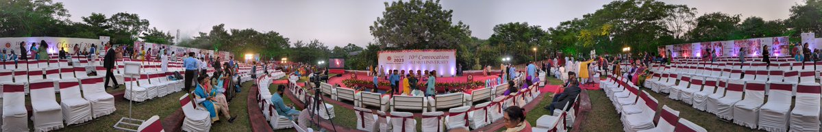 SriSriU's tweet photo. Amphitheater...all decked up for #convocation2023

#classof2023 #gurudevinssu #LifeatSSU

@SriSri @RajitaBagga @ssu_vc @ArtofLiving https://t.co/9kdqD7FAFh