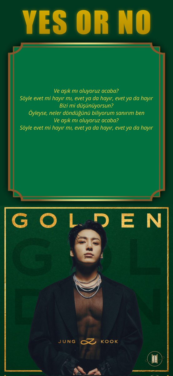 [ÇEVİRİ] Sizler için Jungkook'un “Yes or No” isimli şarkısını Türkçeye çevirdik. Keyifli okumalar dileriz 💛