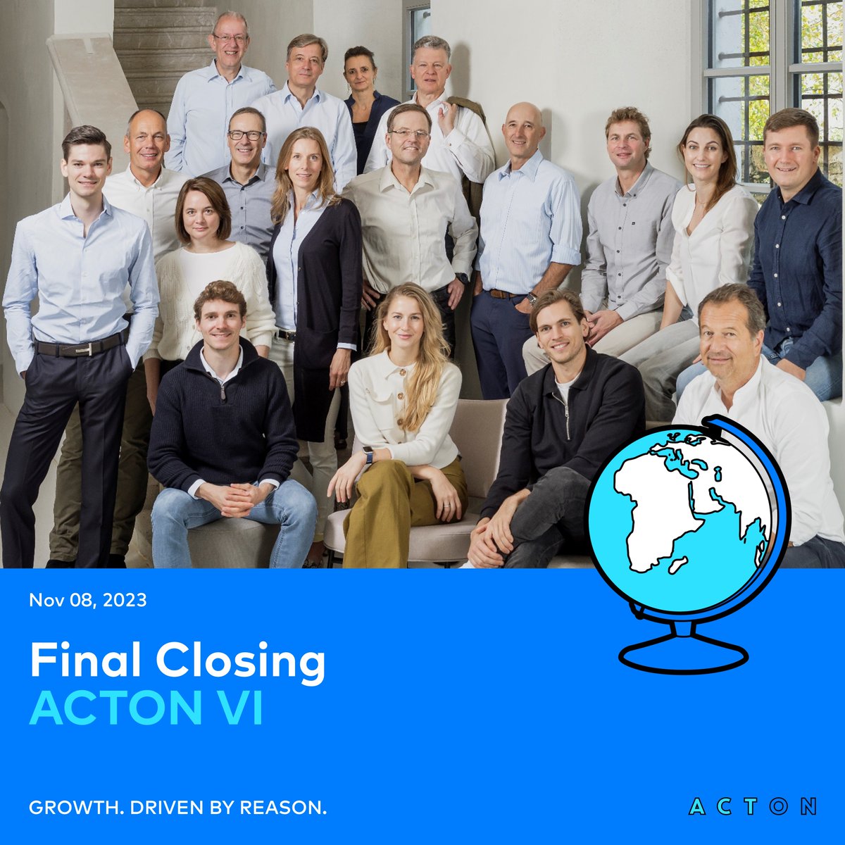 ActonCapital's tweet image. Introducing #ACTON6 🚀– we’re excited to launch our new #vcfund at €225M to back companies, ready to scale &amp;amp; built to last. With 1st investments in 🇩🇪🇧🇪🇨🇭🇪🇪 @klausapp @Henchmanlegal @SkribbleHQ &amp;amp; more in the pipeline #sustainableinvesting #since1999
Read: medium.com/actoncapital/i…
