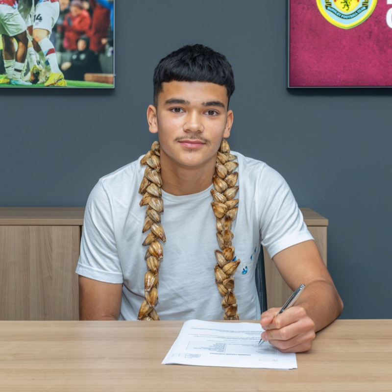 BurnleyOfficial's tweet photo. We're pleased to announce that U18s defender Marley Leuluai has signed a professional contract at Turf Moor running until the summer of 2026! 📝 

Not a bad way to celebrate your 17th birthday Marley! 🎉