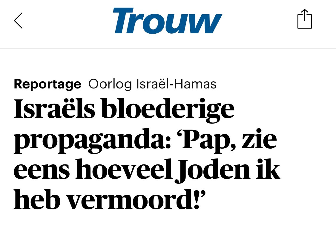 Gefilmd door Hamas zelf met bodycams.

<a href="/trouw/">Trouw</a>: "Israëls bloederige propaganda"