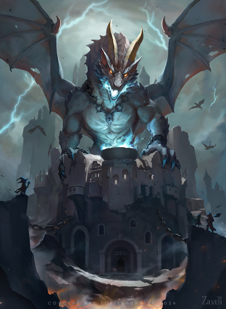 ZilvenArt's tweet photo. The concept art I made for @infurnity 2024 'Dungeons &amp; Furries: Infurnity's Gate.'
See you next year! <3

#Infurnity2023 #Infurnity2024 https://t.co/O8AT0rQTmw