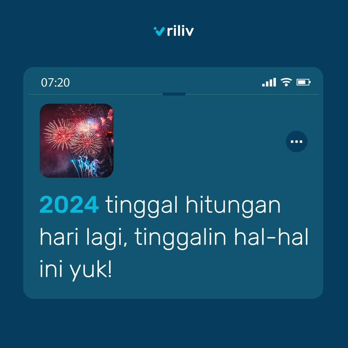 riliv_app's tweet photo. Kebiasaan buruk apalagi guys yang harus ditinggalin? https://t.co/IJBszpgmlo