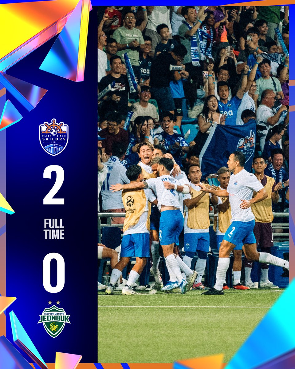 A huge 𝙒 against the two-time ACL champions! 🤍💙⚓

#OurShapesOurSpirit #lioncitysailors #ACL #LCSvJBH