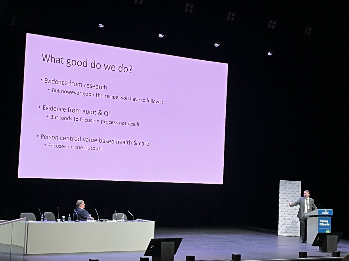 Idris Baker delivered a wonderful session on value. He reminded us not to settle with a little bit of heaven for the few.
Some of his speech reminded me of a phrase used a lot in our unit of management - let’s not hit the target and miss the point. #HUKConf23