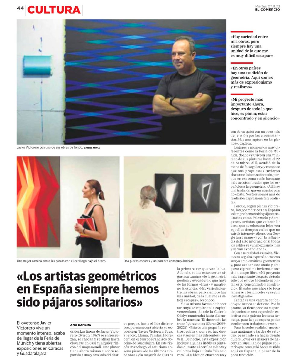 puxagallery's tweet photo. Hoy en el diario @elcomerciodigit,
excelente articulo de @anaraneraa sobre nuestro
querido @JavierVictorer1 ¡Gracias!
#elcomerciodigital #javiervictorero #press
#artecontemporáneo #puxagallery
Lee más aquí: https://t.co/QhboJ9Woie
@javiervictorero @ArteMad
@CGaleriasArte https://t.co/vU7InsfvtB